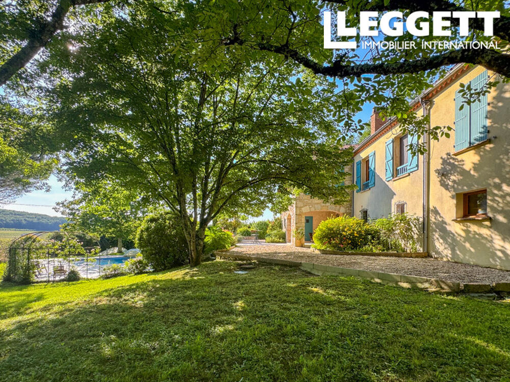 Vente Maison Maison familiale de prestige avec piscine chauffée, vue sur les vignes et espaces de réception exceptionnels Vire-sur-lot