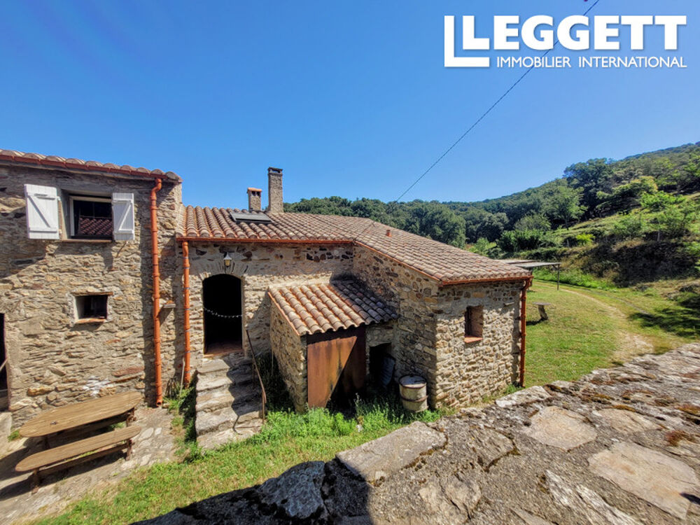 Vente Maison Mas catalan 44ha forêt Massane | 3 habitations 235 m² | piscine | mer 6 km Perpignan 30 km ArgelÈs-sur-mer