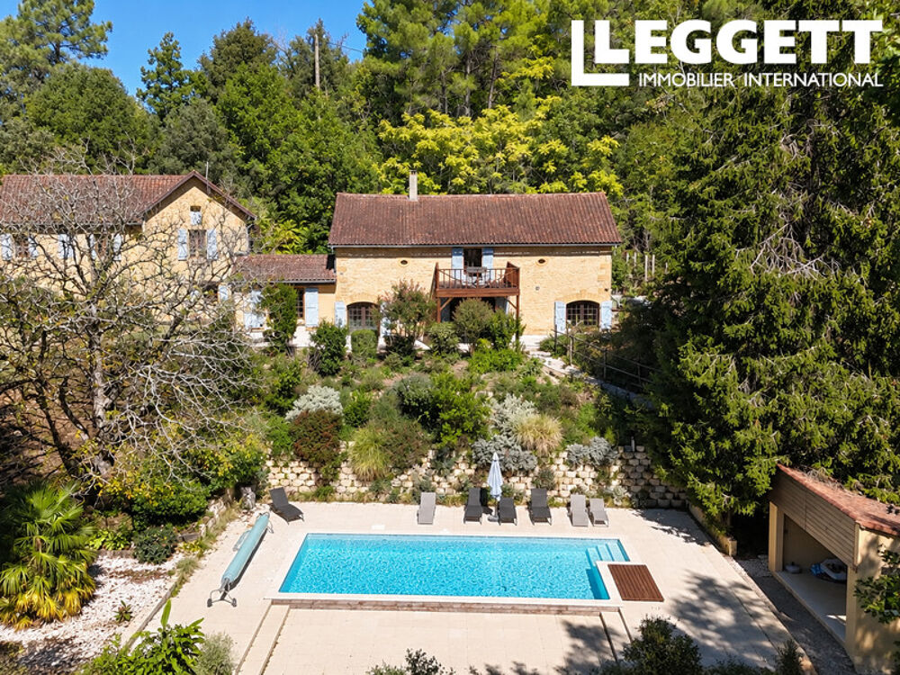 Vente Maison Magnifique ferme en pierre du XIXe siècle rénovée avec piscine chauffée, vue panoramique proche de Sarlat Saint-andrÉ-d'allas