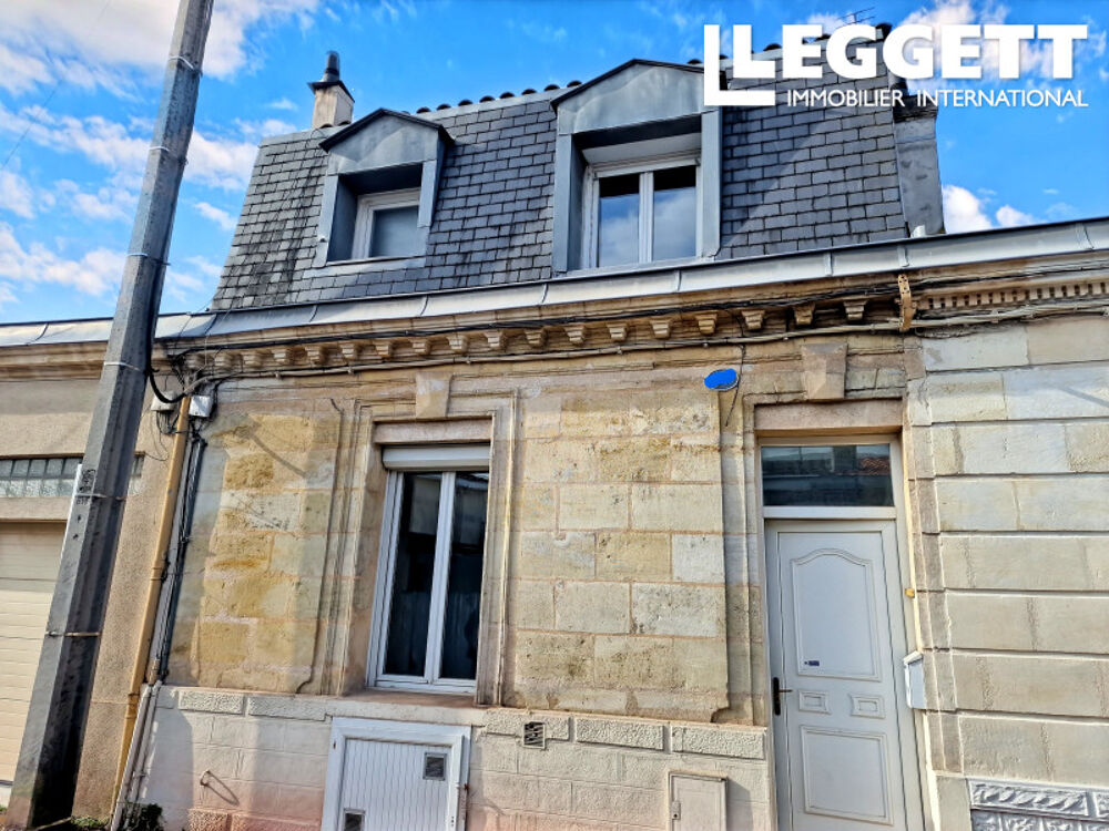 Vente Maison Talence ? Le charme de l?échoppe bordelaise, l?espace et la lumière d?une vraie maison familiale (113 m²) Talence