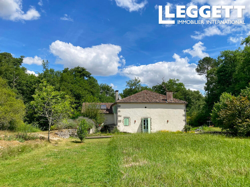 Vente Maison Ancien moulin de caractère avec gîte indépendant, rivière et 2,1 hectares de nature préservée Caubeyres