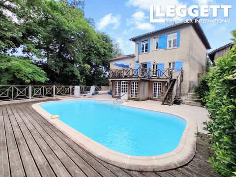   Charmante maison de village avec piscine et belle vue sur la rivi�re. Maison - 7 pi�ce(s) - 104 m�