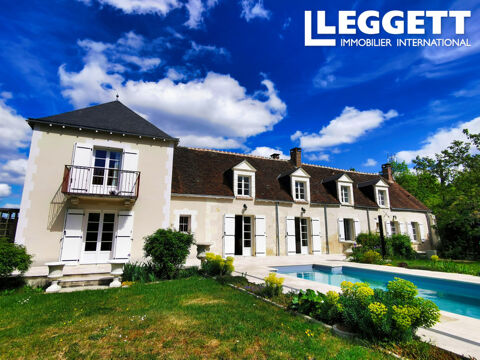   Propri�t� de campagne �l�gamment r�nov�e, 6 chambres, piscine, proche de Saint-Aignan sur Cher Maison - 9 pi�ce(s) - 346 m�
