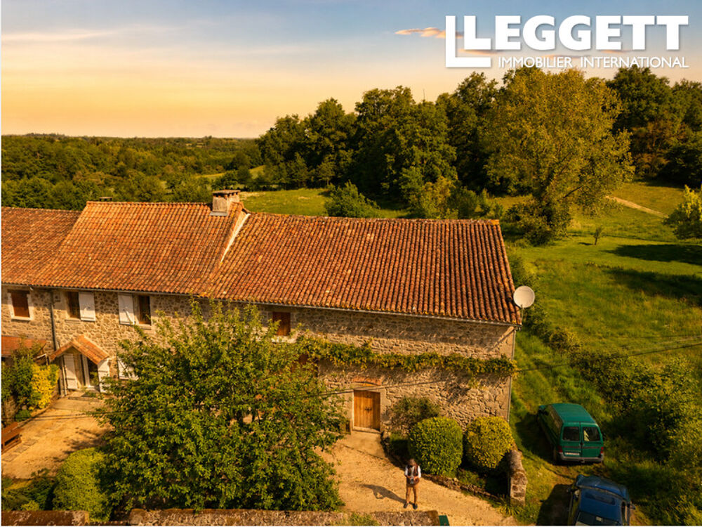 Vente Maison Charmante maison en pierre mitoyenne entièrement restaurée avec grange et jardin attenants Saint-saud-lacoussiÈre