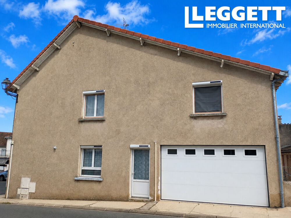 Vente Maison Maison de 2 chambres avec garage, située au c?ur du village. Idéale pour un premier achat, une résidence secon Lathus-saint-rÉmy
