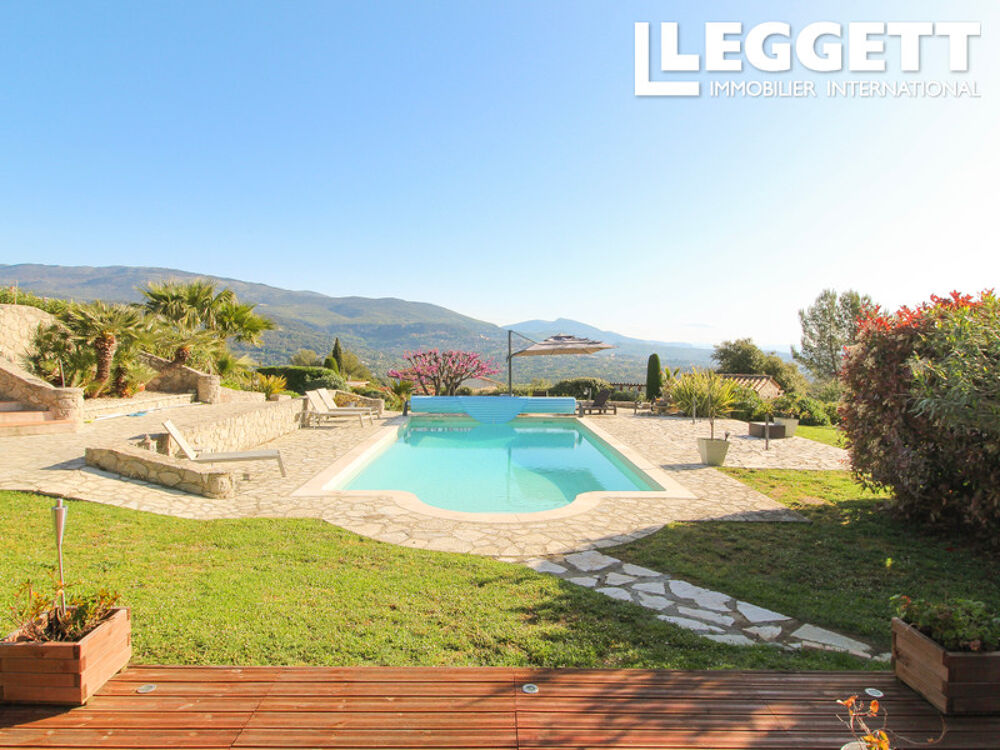 Magnifique villa familiale de 6 chambres, belle piscine et pool house, vues panoramiques à couper le souffle