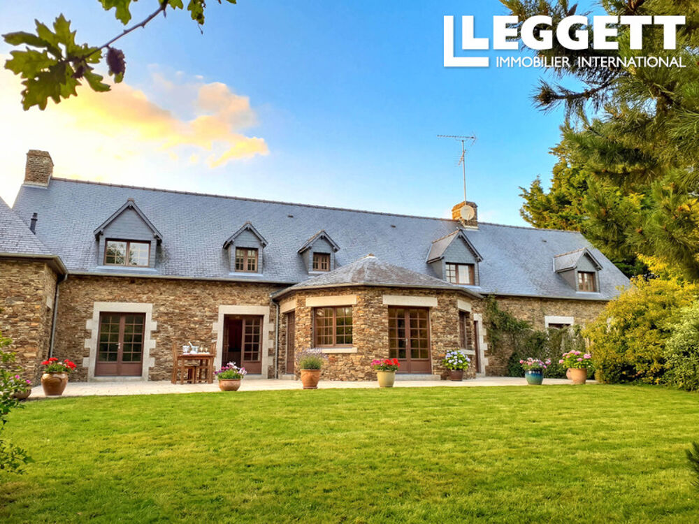 Villa unique avec 2 logements indépendants attenants dans un superbe écrin, total 8 ch., 15 km du Mt St-Michel