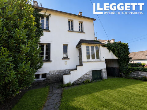  Maison de bourg à rénover avec 3 chambres, garage, sous-sol et jardin au c?ur de Corlay Maison - 5 pièce(s) - 85 m²