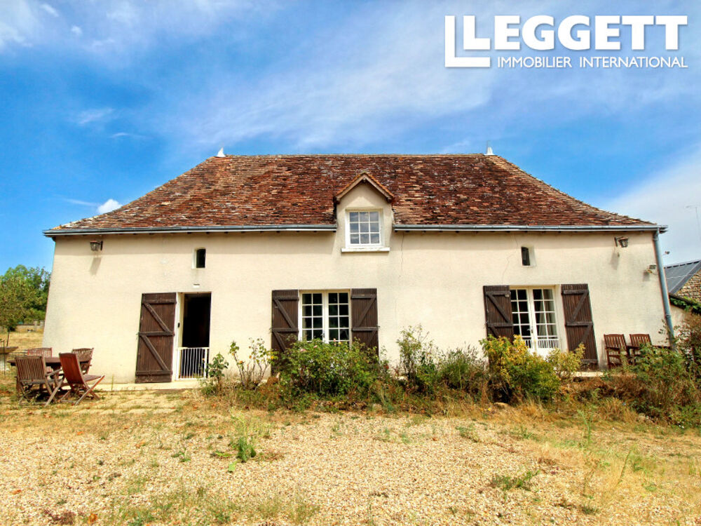Vente Maison Propriété allongée comprenant 3 à 4 chambres. Vue sur la vallée de la Gartempe. Nalliers