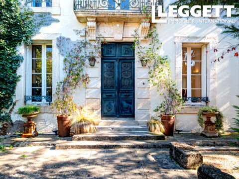   Maison de ma�tre r�nov�e avec 6 chambres, jardin, piscine chauff�e et grange optionnelle, � 10 min de P�zenas Maison - 8 pi�ce(s) - 240 m�