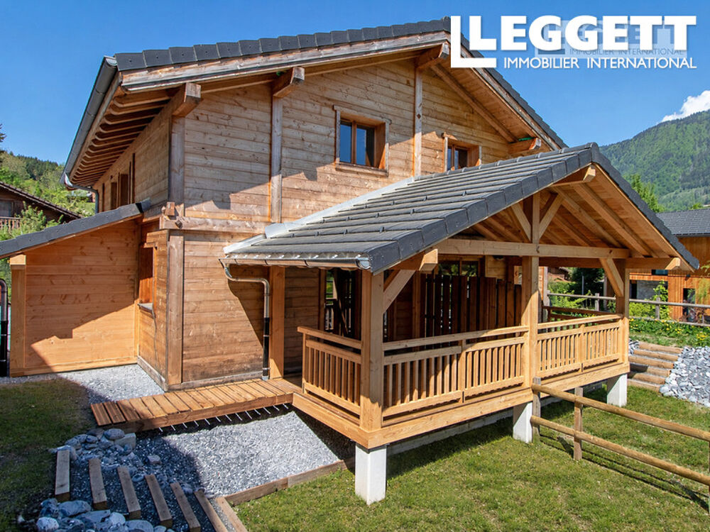 Vente Maison Chalet mitoyen neuf de 3 chambres, situé dans un environnement calme, avec jardin et vues sur les montagnes. Morillon