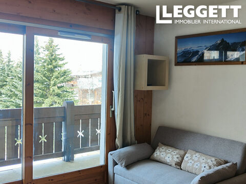 Cosy T2 de 20 m² en exclusivité. Très belle vue sur les montagnes et proche des pistes. 128400 Les Deux Alpes (38860)