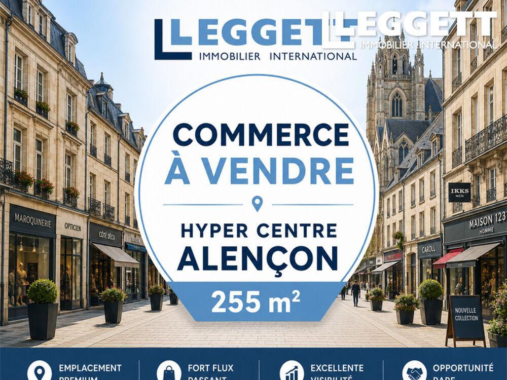 ALENÇON ? Emplacement Premium Grande Rue | Commerce 250 m² avec double vitrine