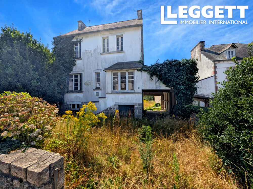 Vente Maison Maison de bourg à rénover avec 3 chambres, garage, sous-sol et jardin au c?ur de Corlay Corlay