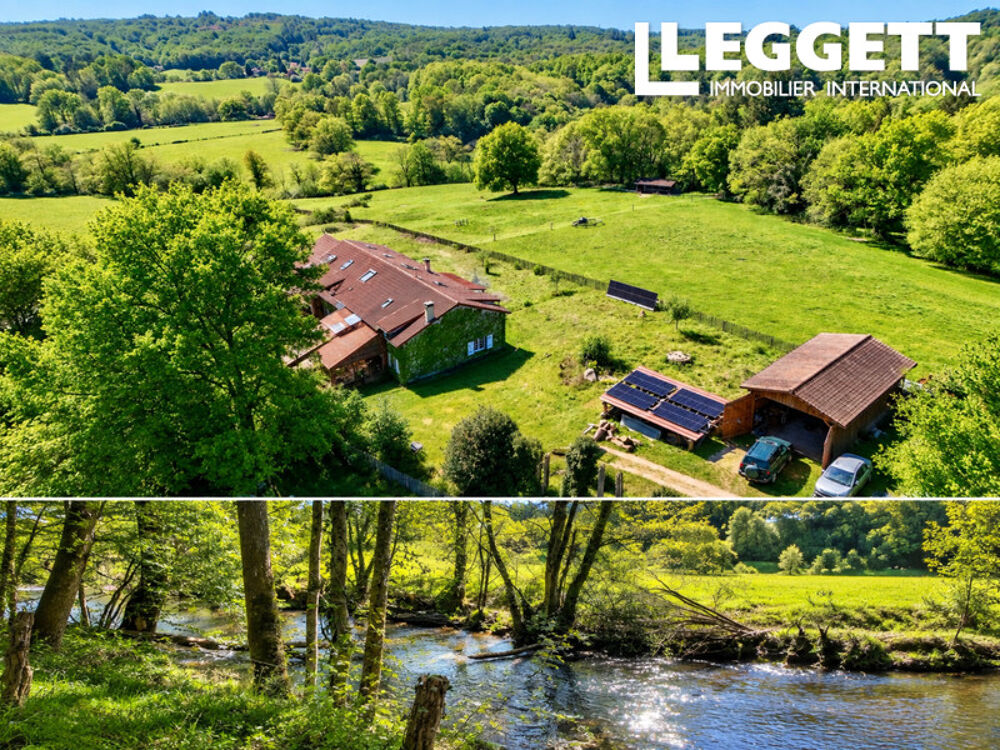 Fermette rénovée sur 6,4 ha avec rivière, sans voisin proche et possibilité d?autonomie
