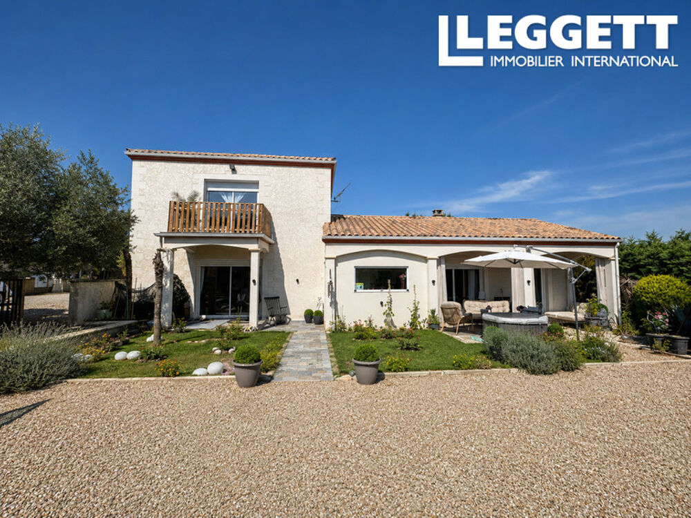 Villa moderne avec seconde maison louée générant un revenu locatif près de Bergerac