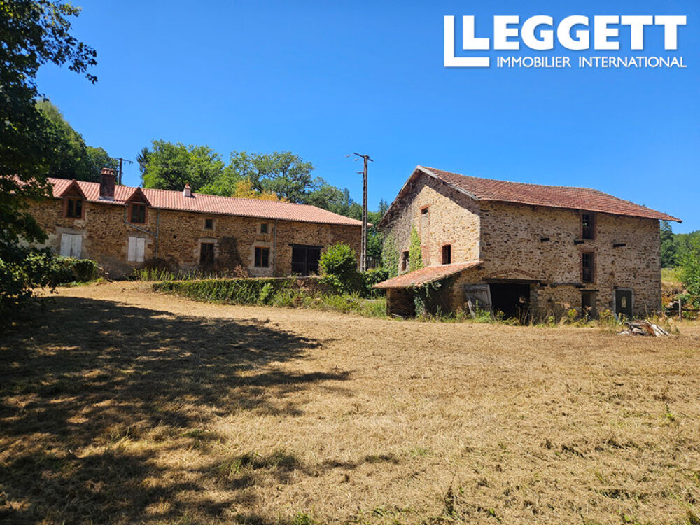 Vente Maison Domaine historique unique : 33 hectares avec étang privé de 7,4 hectares et maison à rénover Dournazac