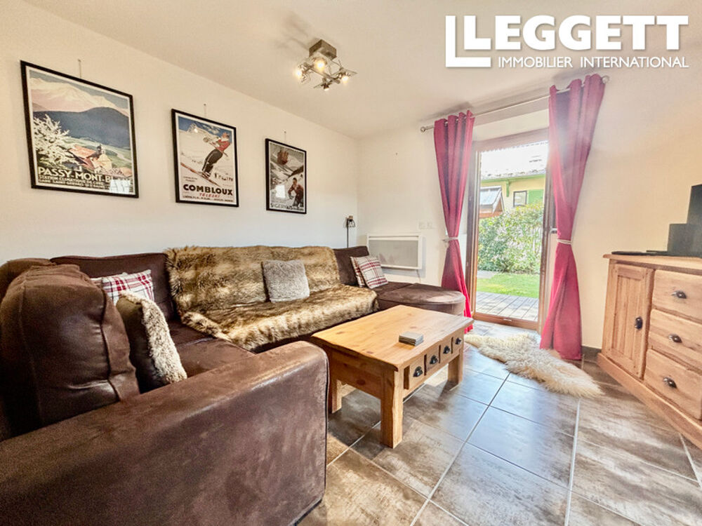 F4 de 79 m² À VENDRE à Saint-Gervais les Bains , jardin ensoleillé, à 300 m du centre et prés des télécabines