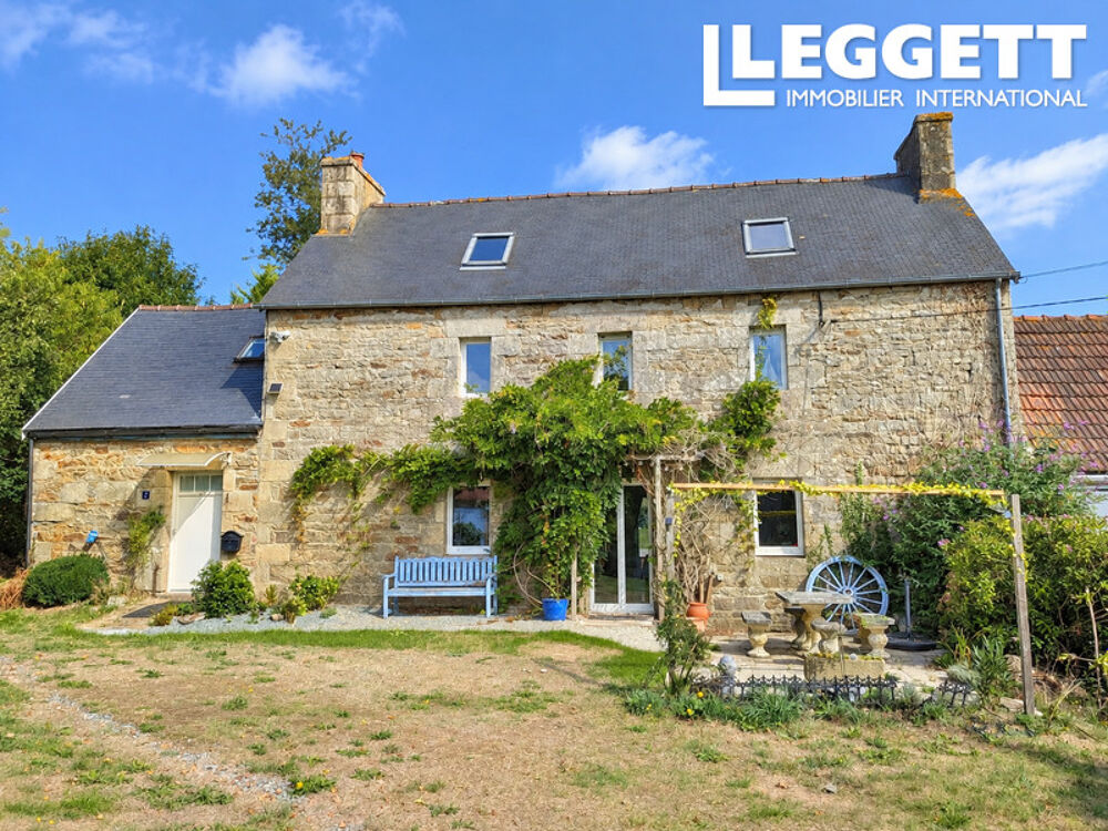 Maison avec 4 chambres avec gîte indépendant, dépendances et cadre paisible près de Loguivy-Plougras