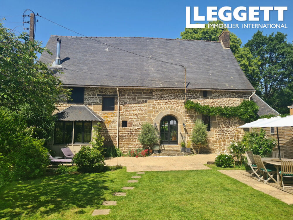Maison en granit pleine de charme, 4 chambres, jardin arboré et cadre paisible dans un hameau.