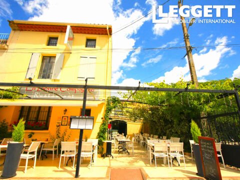 Restaurant enti&egrave;rement &eacute;quip&eacute; avec appartement 3 chambres attenant, sur les rives du Canal du Midi. 397000 11200 Homps