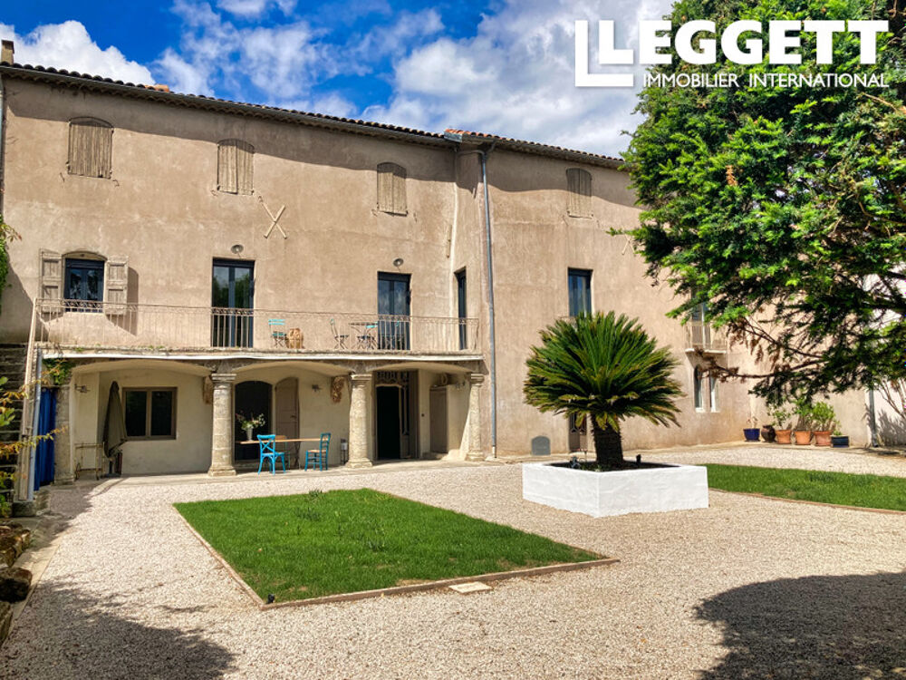 Vente Maison <br />Propriété d?exception 354m2 avec jardin et piscine - maison familiale or chambres d?hôtes, proche de A750 <br /> Gignac
