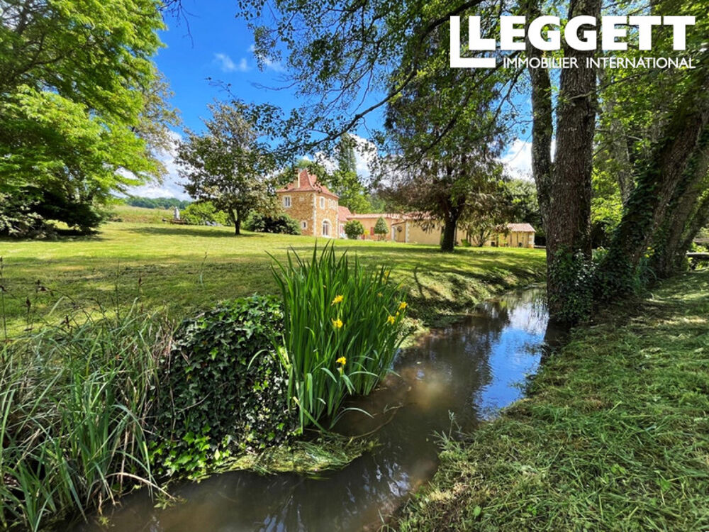 Exceptionnel moulin du Périgord rénové sur 4,6ha avec écuries et sources naturelles ? À 10 min de Bergerac