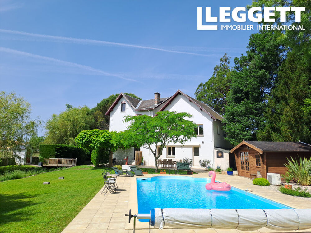 Vente Maison Magnifique maison individuelle avec piscine, sauna, jardin au bord de la rivière et potentiel chambres d?hôtes Brioux-sur-boutonne