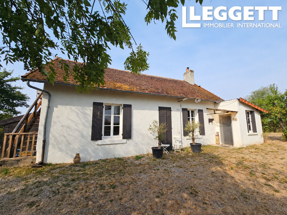 Vente Maison Charmante maison de campagne avec belles vues, terrasse et terrain de 2 049 m² près de Cosne-d'Allier Tortezais