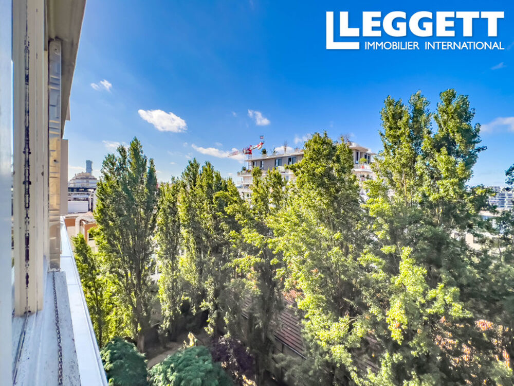 Vente Appartement Pont de Clichy 92, appart de 4P (T4) de 77 m² au 6e étage avec vue panoramique, gardien et jardin commun Clichy