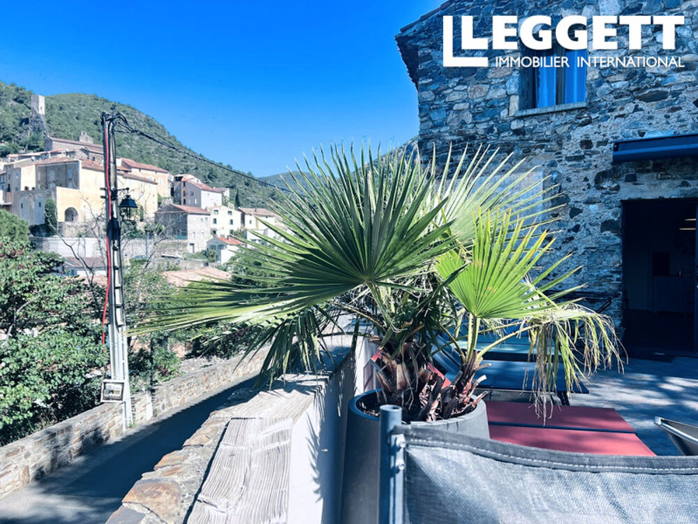 Vente Maison Roquebrun ? Maison entièrement rénovée, 5 chambres, grande piscine, vues dégagées, fort potentiel locatif. Roquebrun