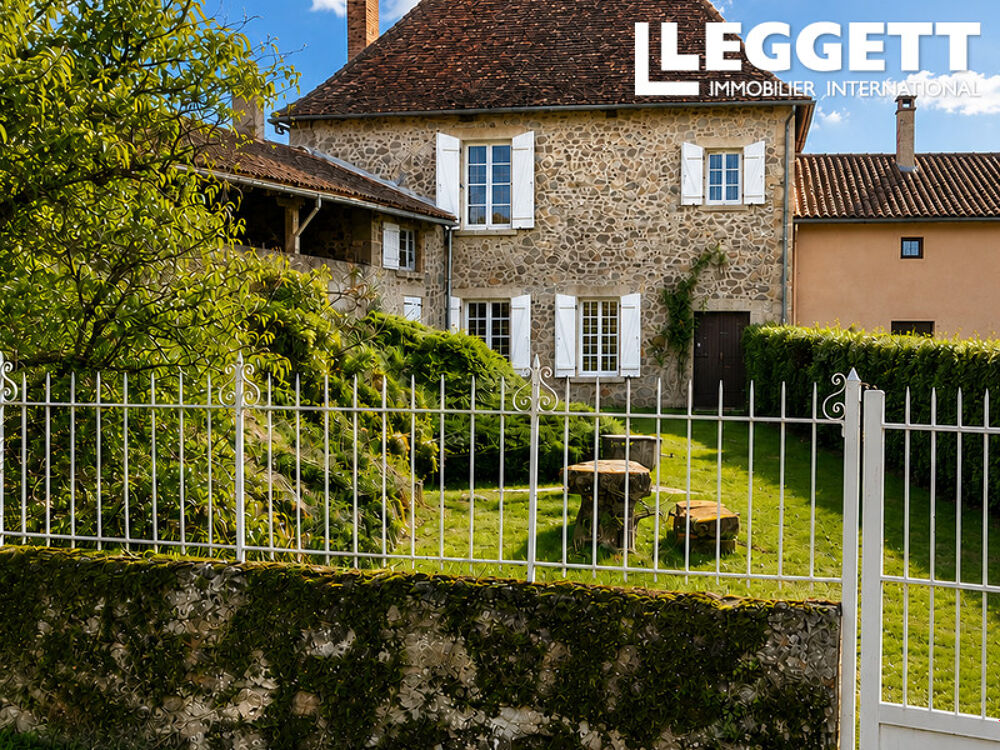 Vente Maison Charmante maison en pierre avec grange et jardin ? À seulement 5 minutes de Nontron dans le beau Dordogne Augignac