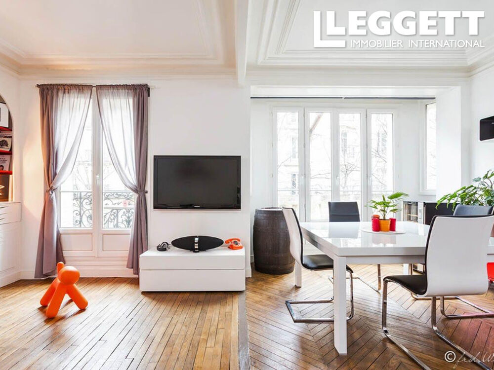 Vente Appartement Appartement refait à neuf - 2-3 pièces - Buttes Chaumont - balcons - Ascenseur Paris 19