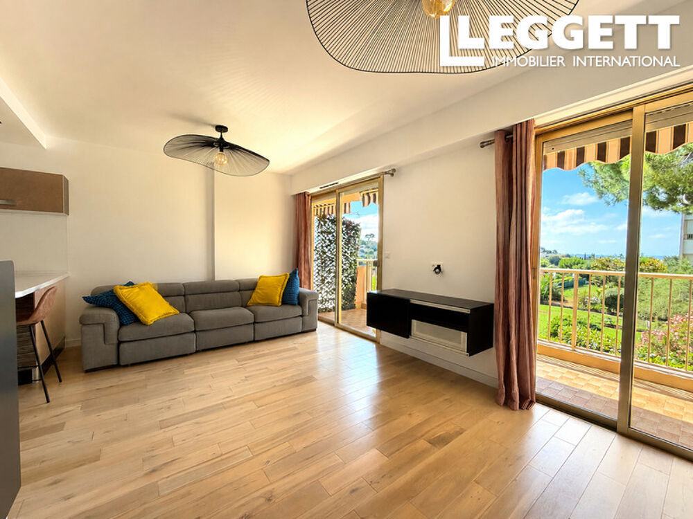 Vente Appartement Antibes ? 2/3 pièces rénové de 47 m² | Vue mer | Terrasse | Piscine | Parking privé | Calme absolu Antibes
