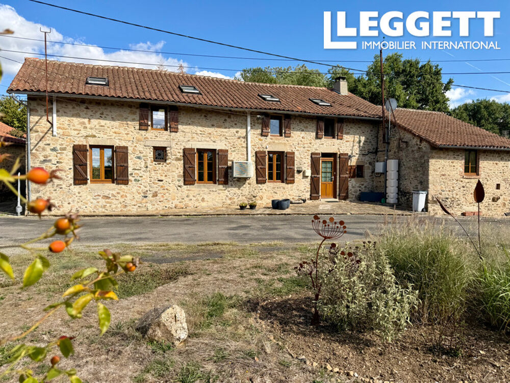 Vente Maison Charmante maison de caractère indépendante de 4 chambres avec piscine creusée, à proximité de Rochechouart Vayres