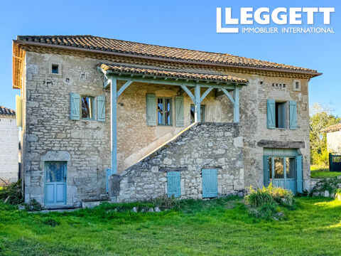   Jolie fermette en pierre, restaur�e en 2003, avec jardin (terrain de 790 m2), proche de Montcuq. Maison - 4 pi�ce(s) - 150 m�
