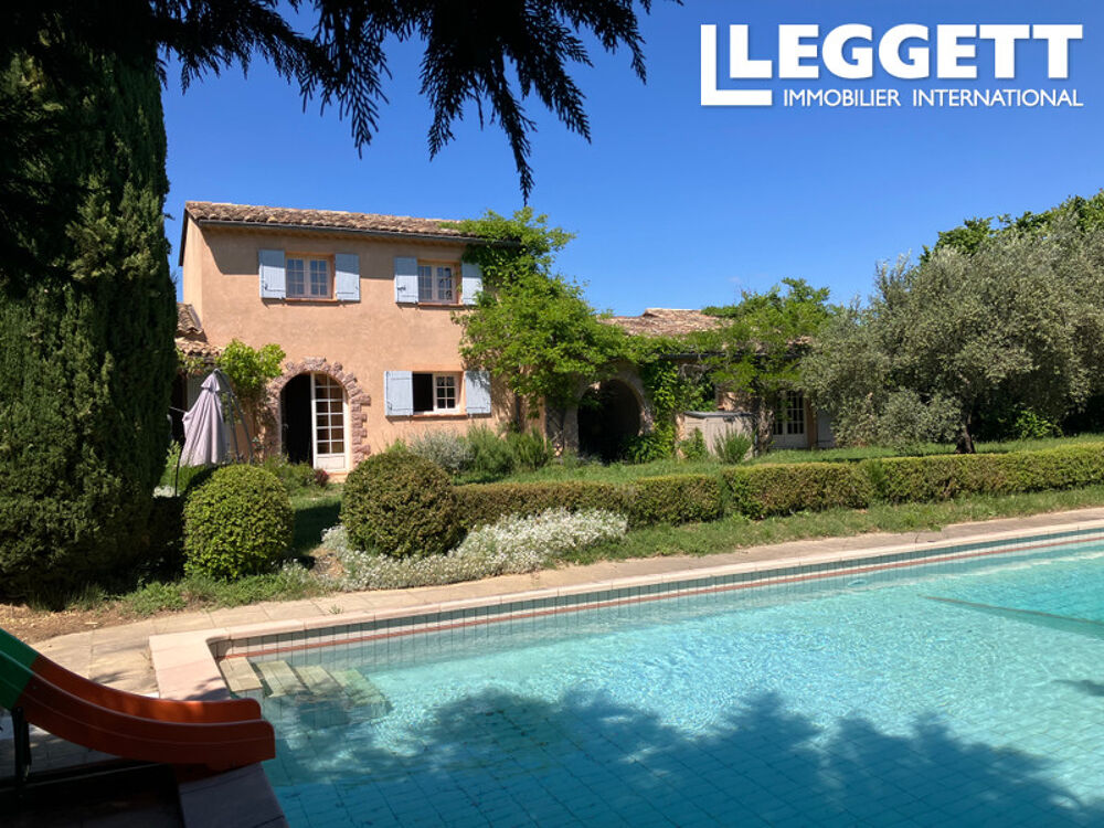 Vente Maison VAISON-LA-ROMAINE ? CHARMANTE PROPRIÉTÉ PROVENÇALE AVEC PISCINE, JARDIN ET VUE SUR LES VIGNOBLES Vaison-la-romaine
