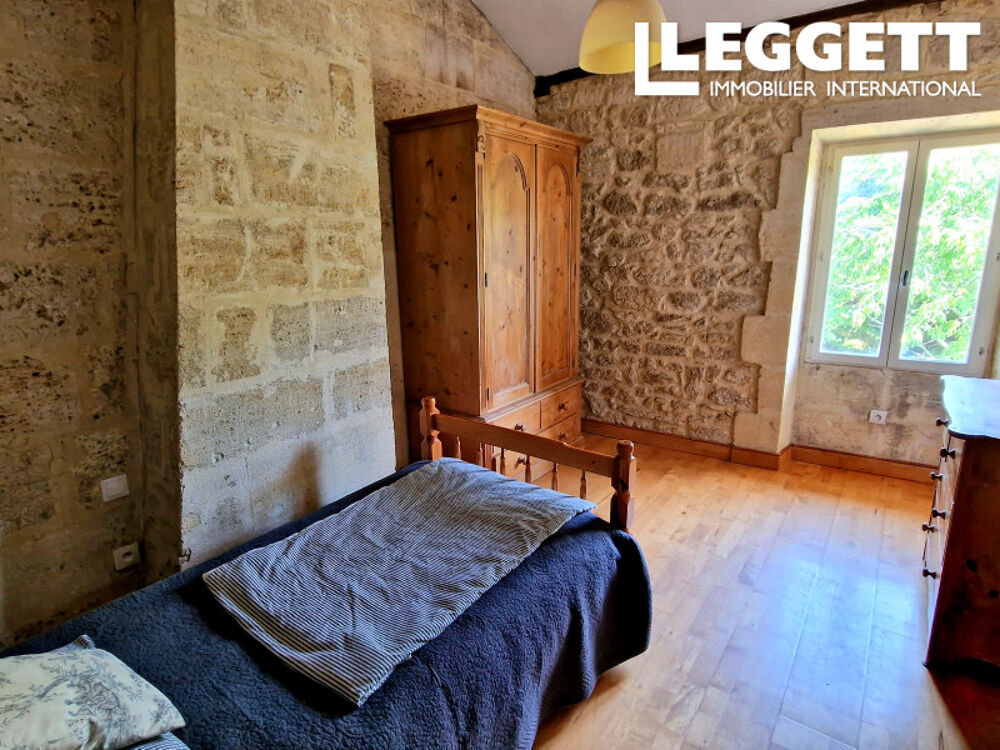 Vente Maison Demeure de caractère en pierre avec gîte indépendant près de Saint-Émilion Petit-palais-et-cornemps