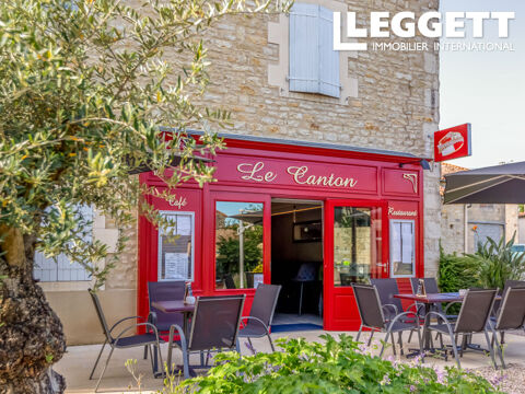 Fond de commerce &agrave; vendre ? Restaurant ?Le Canton? avec Appartement, Longr&eacute; (Charente) 267500 16240 LongrÉ