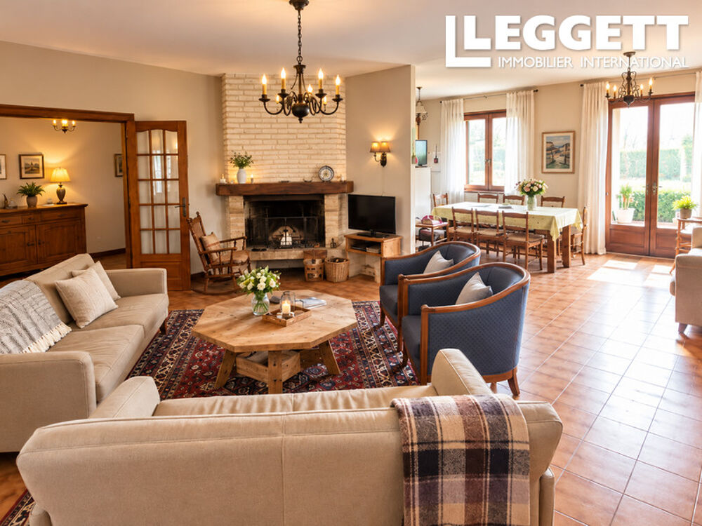 Vente Maison Jolie maison de plain-pied avec 3 chambres, 116m², garage et jardin de 3440m²<br />Région LES EYZIES Tursac