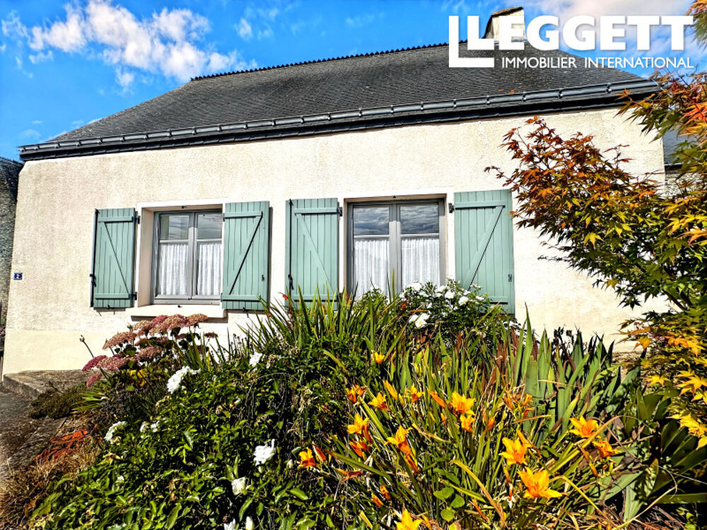 Charmante maison individuelle de 2 chambres avec jardin, idéalement située dans un village.