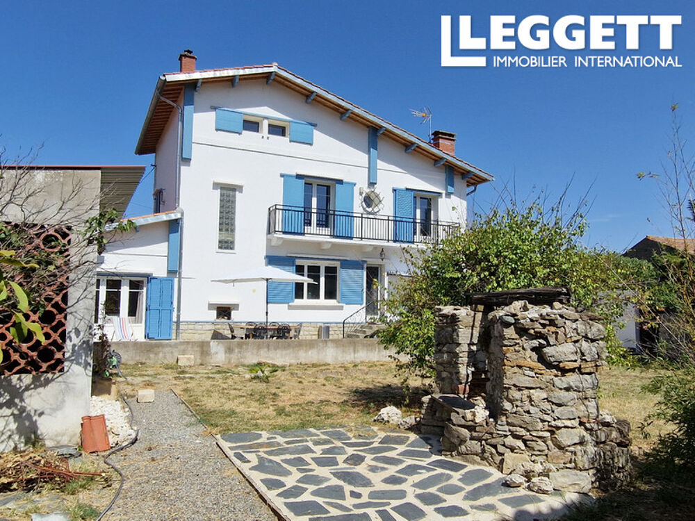 Vente Maison Villa d'époque T6 en pierre, indépendante, 2 sdb, avec jardin, parking privé et vue sur le village médiéval. Aigne