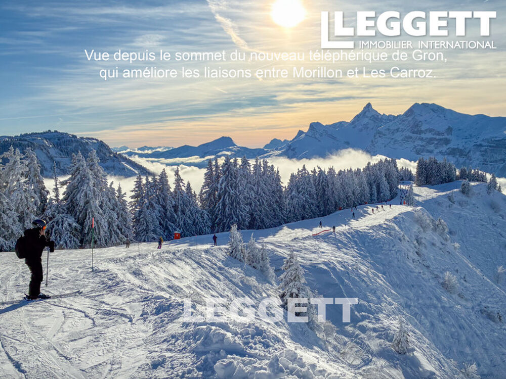 Charmant appartement duplex avec une chambre double et un espace montagne à Morillon Les Esserts.