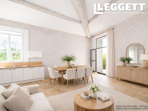   �l�gant duplex 3 chambres avec balcon, piscine partag�e et garage dans Maison de Ma�tre R�nov�e � Olonzac Appartement - 4 pi�ce(s) - 81 m�