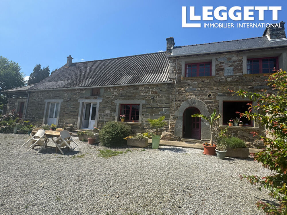 Vente Maison Une belle maison datant de 1703 à la campagne près du Lac de Guerlédan et de Mûr de Bretagne Sainte-brigitte