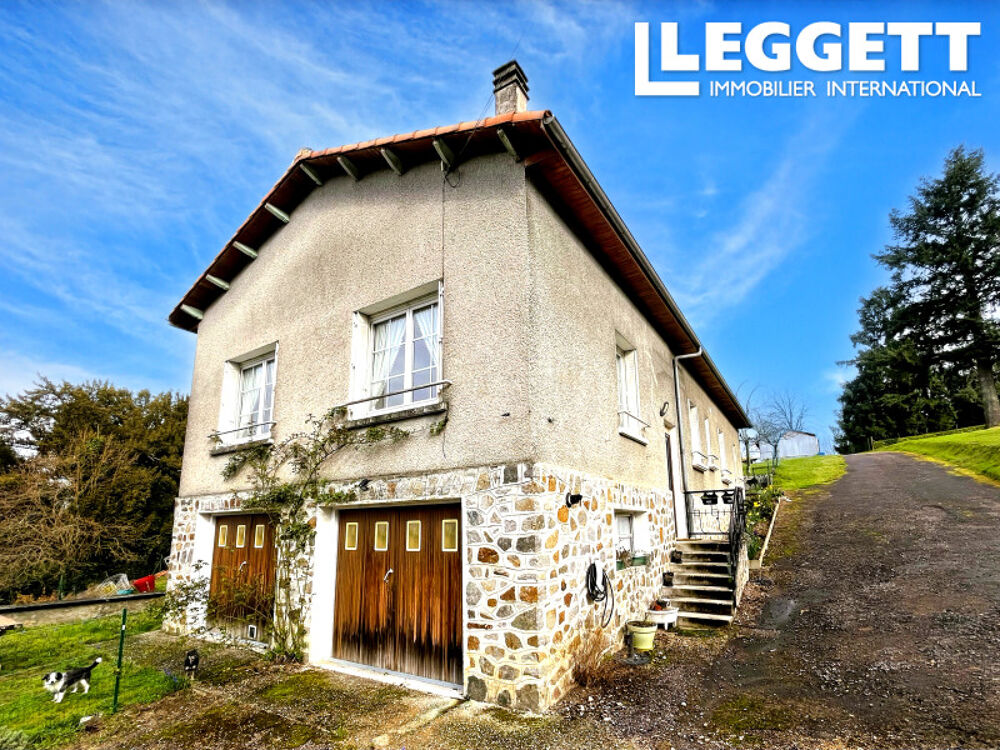 Vente Maison Maison individuelle de plain-pied récemment rénovée, 4 ch, garage en sous-sol, terrain 2500 m², a Confolens Confolens