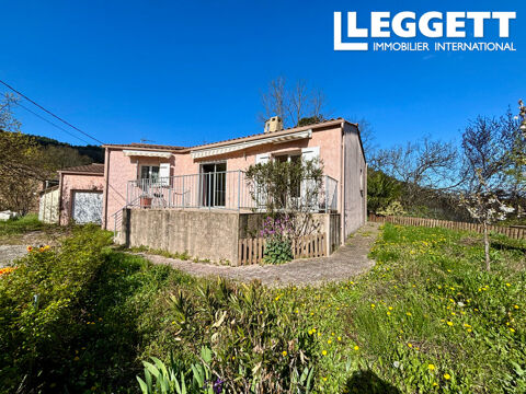   Moli�res-sur-C�ze - GARD - Maison d'habitation plein pied avec 2 chambres, s�jour lumineux, garage et jardin. Maison - 5 pi�ce(s) - 79 m�