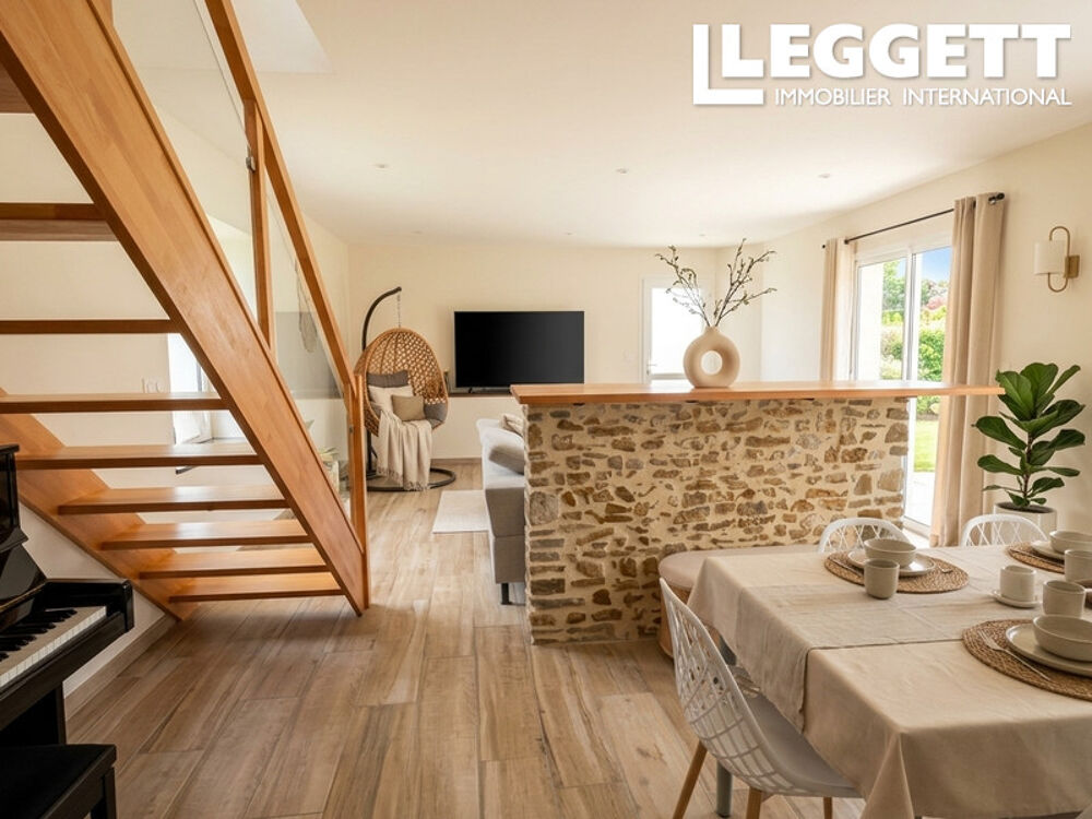 Vente Maison Charmante maison en pierre rénovée - 3 chambres -2 salles d'eau-grand terrain- Montgardon - 7 km de la côte La haye