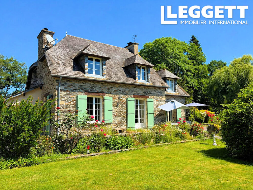 Un domaine d'exception au bord de la rivière. 4 chambres et plus que 3 hectares. PLOERMEL