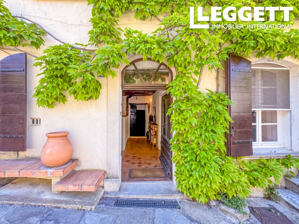 RASTEAU, PROVENCE - Élégante maison de village du XVIII? avec jardin et vue à couper le souffle